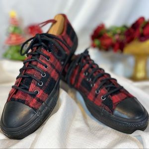 Plaid Converse Sneakers